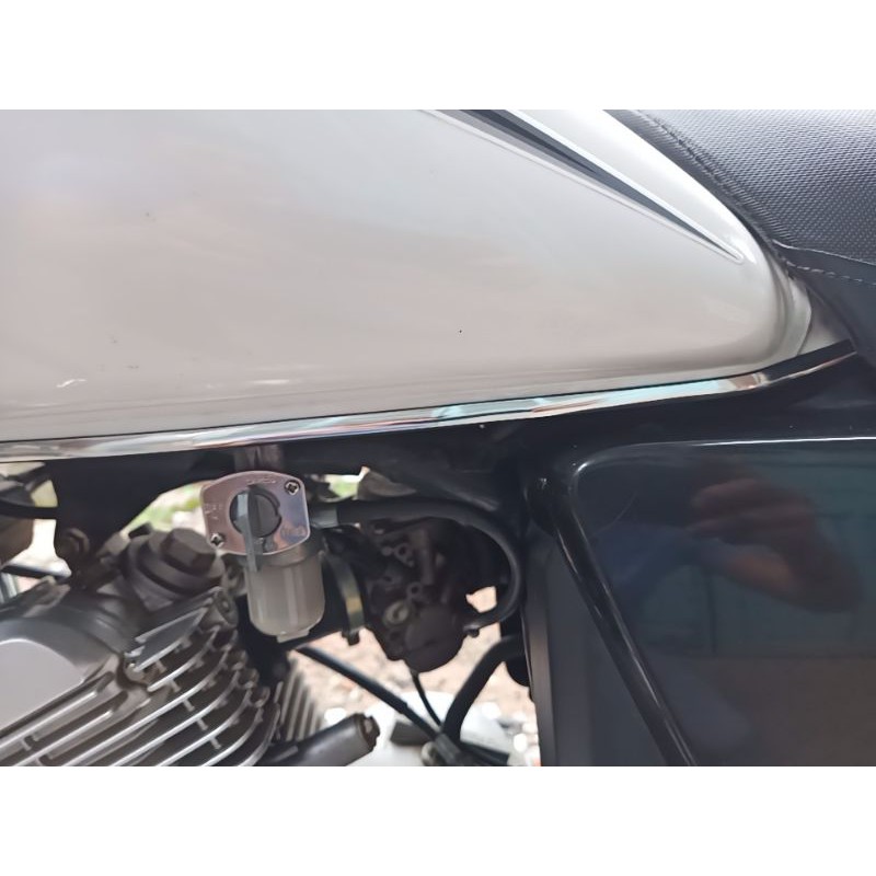 Chỉ viền mạ crôm bình xăng Yama YB125 GD110 và các dòng xe mô tô có bình xang