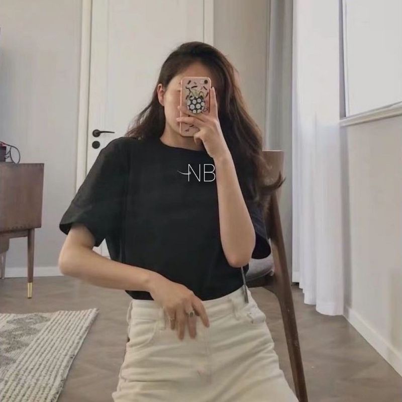 Áo Thun N!KE Form Rộng Unisex Nam Nữ, Chất Thun Cotton 4 Chiều Thoáng Mát, Dày Dặn Form Chuẩn