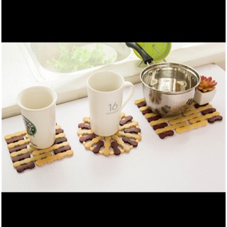 RẾ LÓT NỒI BẰNG GỖ TRÒN 3 CÁI