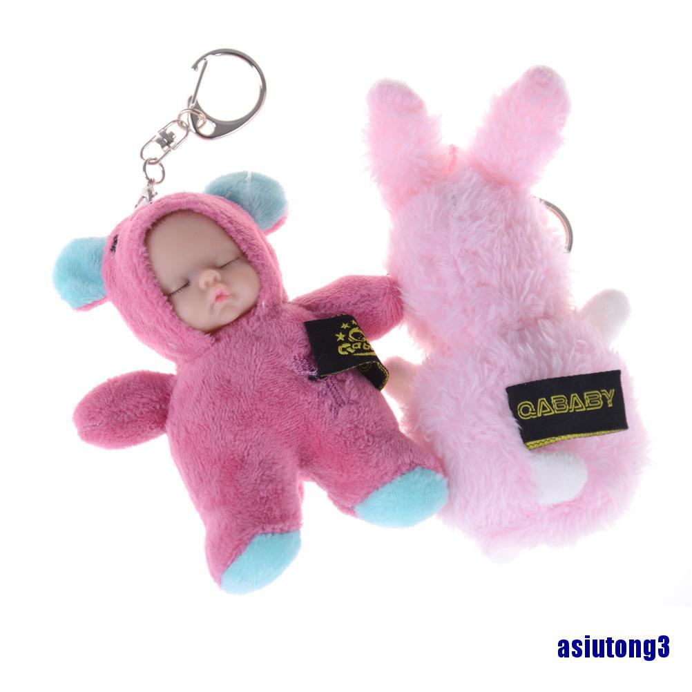 Bộ 3 Móc Khóa Búp Bê Em Bé Dễ Thương