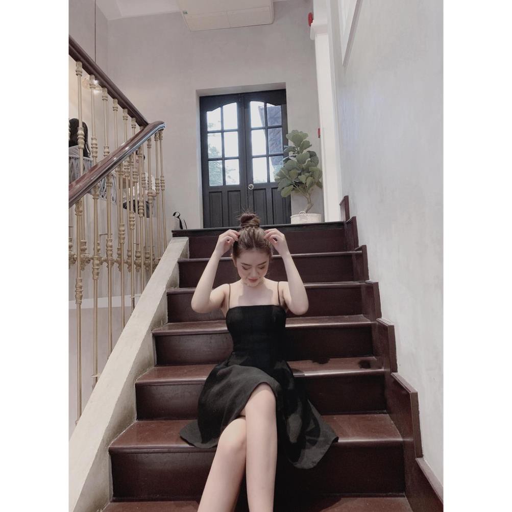 Đầm dự tiệc váy 2 dây xòe đơn giản mà xinh Valisa Dress Hàng Chất | BigBuy360 - bigbuy360.vn