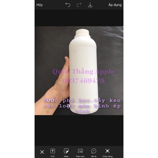 nước tẩy keo màn hình ép kính