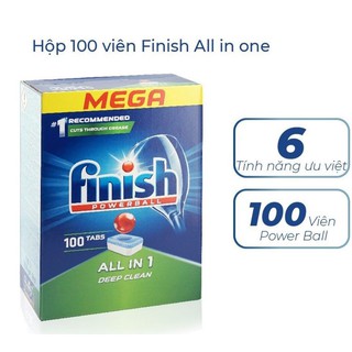 Viên rửa bát Finish All-In-1 nhập khẩu EU