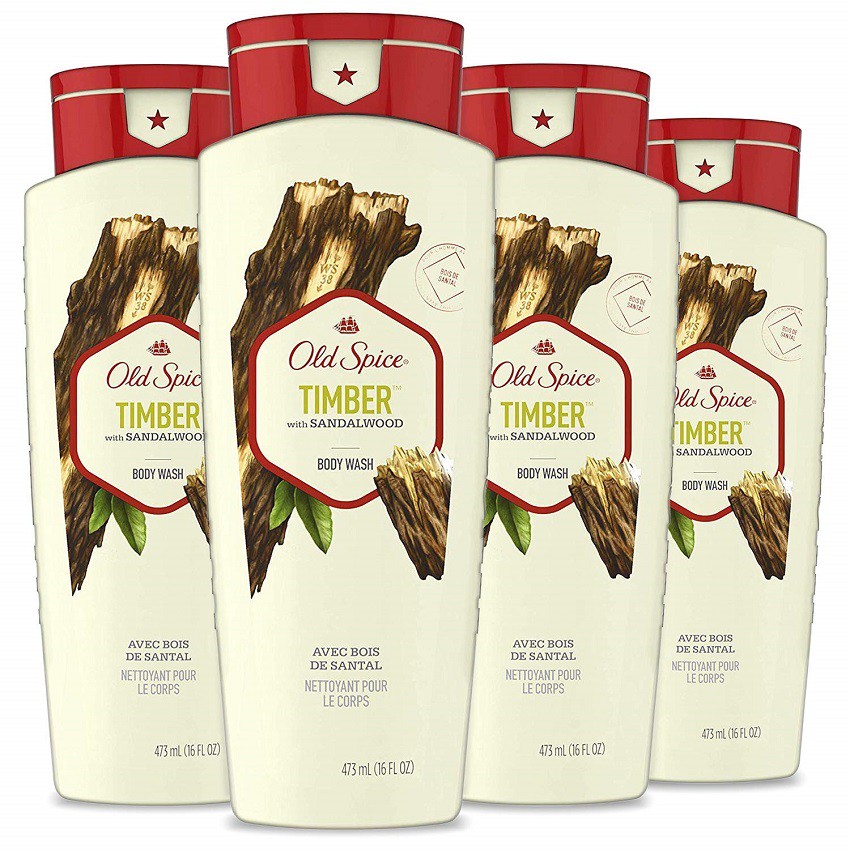 [Chính hãng] Sữa tắm Old Spice Timber Body wash 473ml - Hàng USA