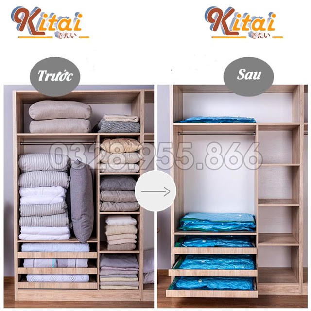 Túi Hút Chân Không Kitai KT33 (80x100cm) Nhật Bản