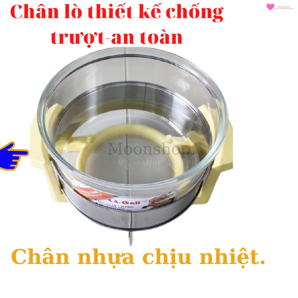 [QUÀ TẶNG]Lò Nướng Thủy Tinh,Lò Nướng Điện Chất Lượng Cao, Hàng Nhập Khẩu Chính Hãng Của Gali 1300w, Tặng Kèm 8 Phụ Kiện