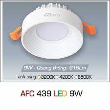 Đèn led âm trần tròn Anfaco AFC-439-9w