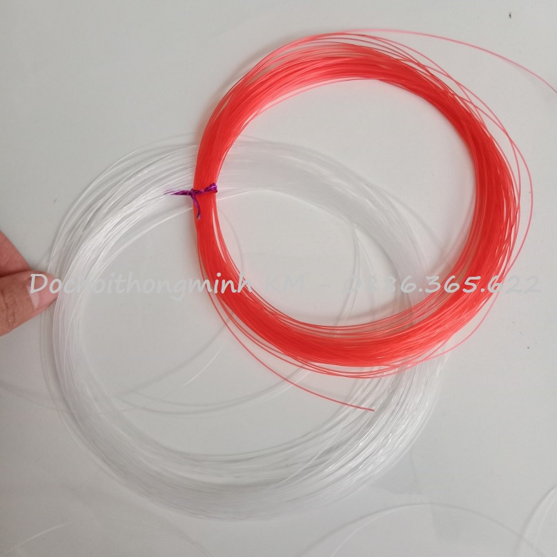 Dây cước chun, dây thủy tinh hình tròn co dãn xâu hạt xâu vòng đan vòng, dụng cụ đồ handmade