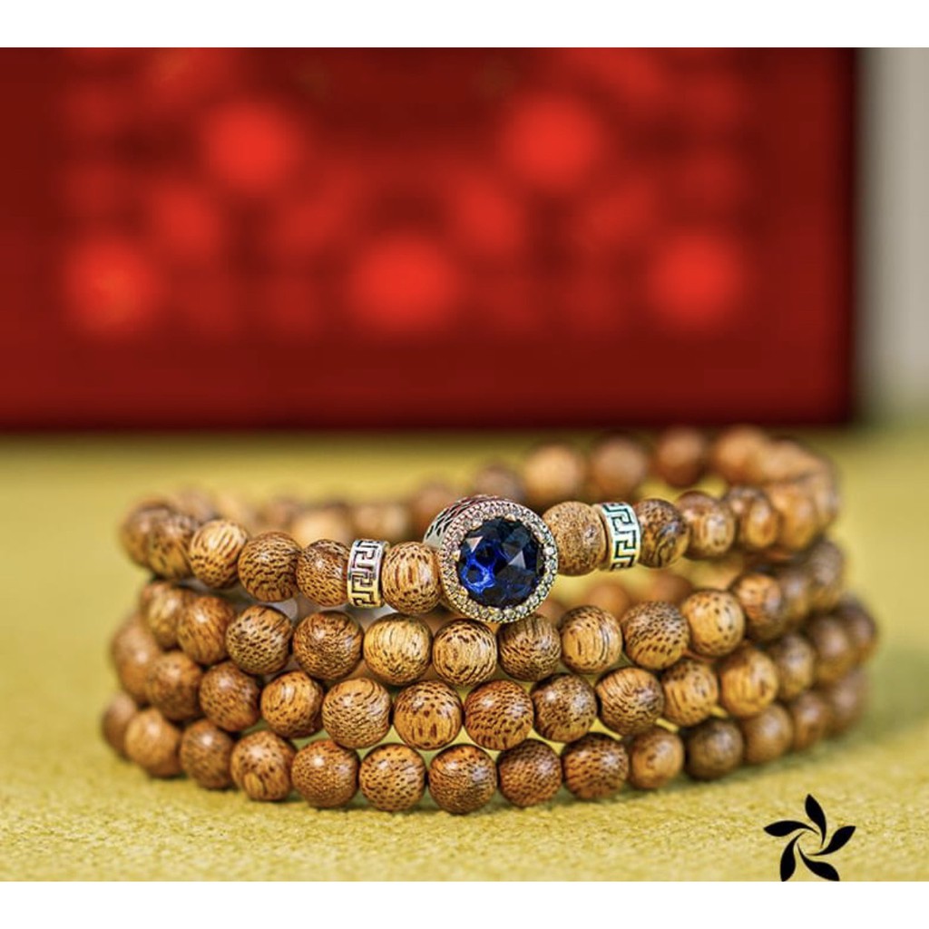 Vòng Tay Trầm Hương 108 hạt CHO NỮ MIX CÙNG ĐÁ NGŨ SẮC HỢP TỪNG MỆNH | BigBuy360 - bigbuy360.vn