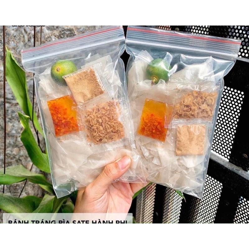 Bánh tráng trộn khô gà sa tế tỏi ớt túi zip đặt sản Tây ninh chính hiệu