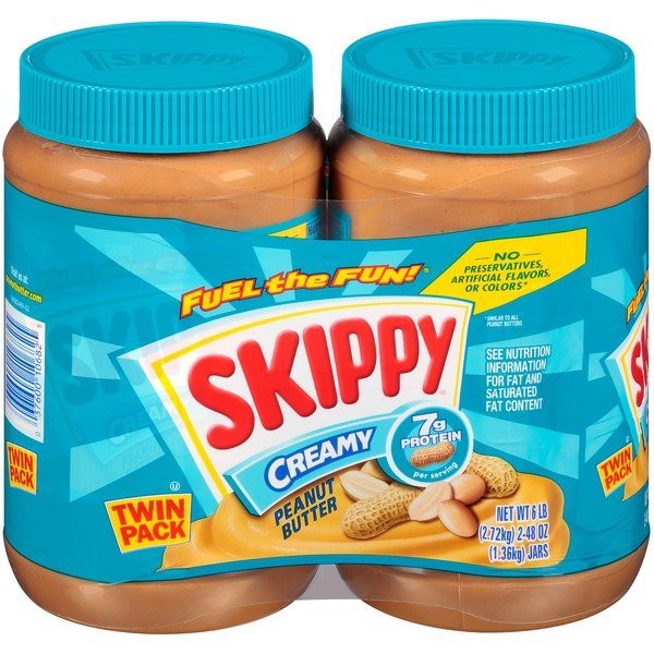 DATE 11.21 Bơ Đậu Phộng Skippy Super Chunk Peanut Butter 1.36kg - Mỹ