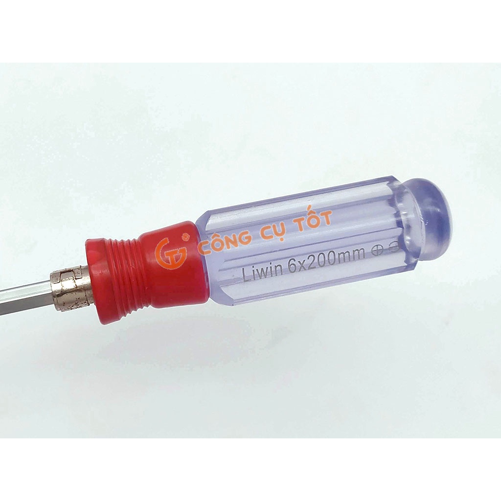 Tô vít 2 đầu cán trong Ø6x200mm LIWIN