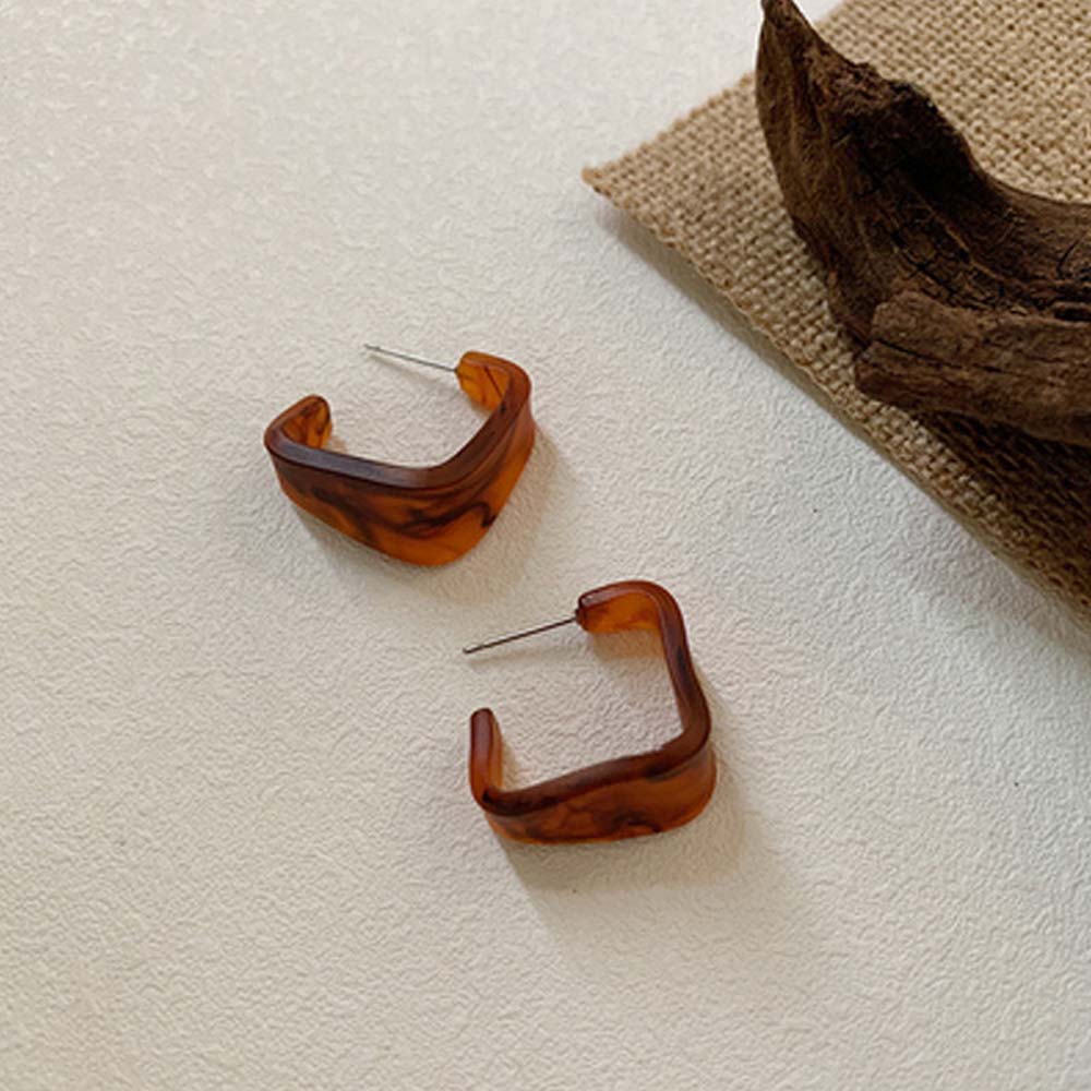 Khuyên Tai Họa Tiết Da Báo Phong Cách Hàn Quốc Dành Cho Nữ