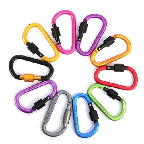 Móc khóa đa năng – Carabiner – chất liệu nhôm cao cấp