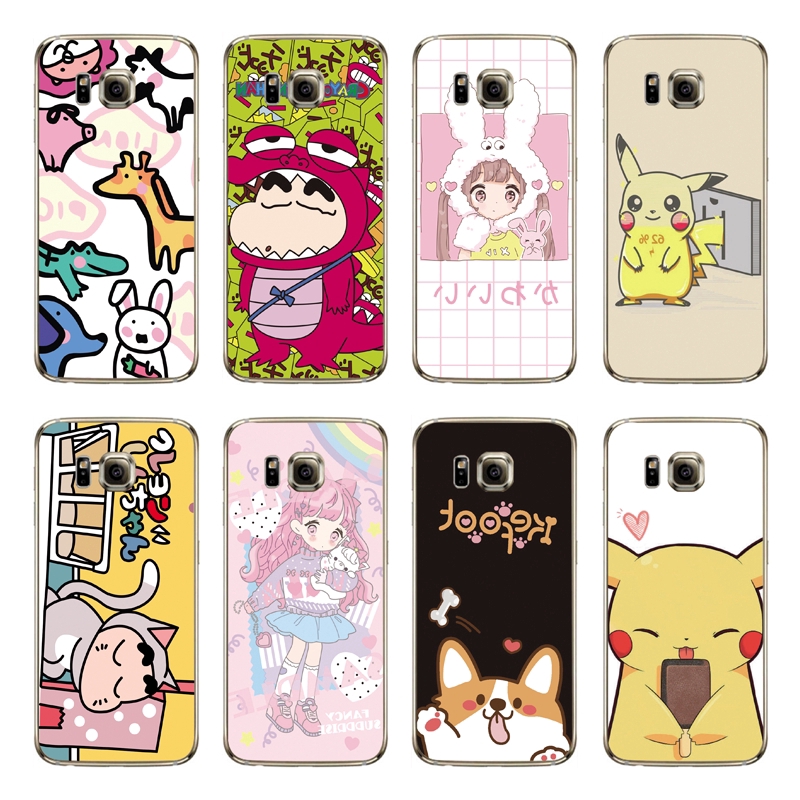 Ốp điện thoại TPU mềm in hình Pikachu đáng yêu cho Samsung Galaxy S6 Edge Plus /S5 /S4/i9600 /i9500