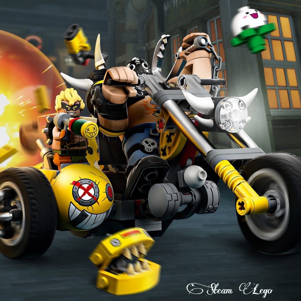 Đồ Chơi Lắp Ráp Kiểu LEGO's  Cho Bé Thông Minh Mô Hình Nhân Vật Hoạt Hình Overwatch Anh Hùng JunKrat & Roadhog 85035