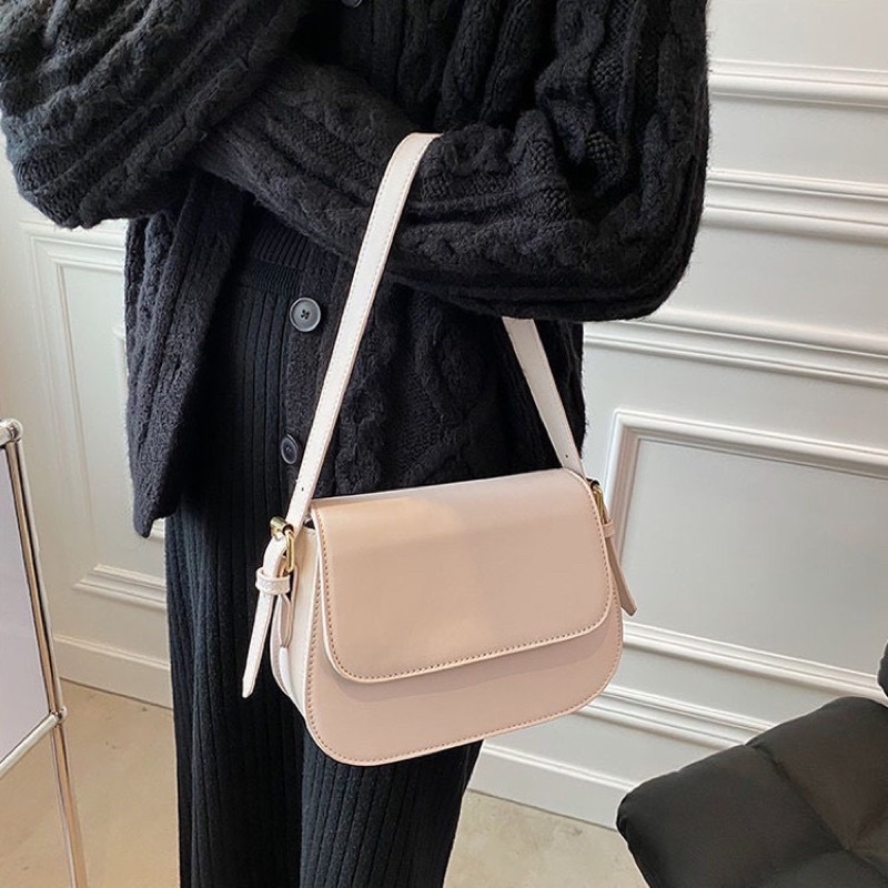 Túi xách nữ thời trang Hàn Quốc chất liệu da trơn đơn giản siêu đẹp