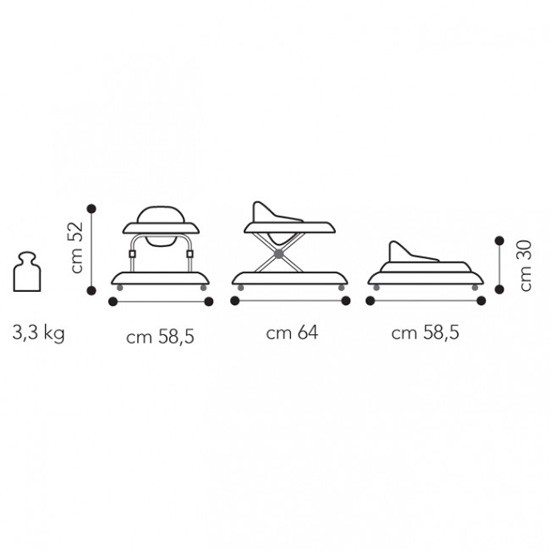 Xe Tập Đi Brevi Speedy BRE552-262 (Xanh Lá)