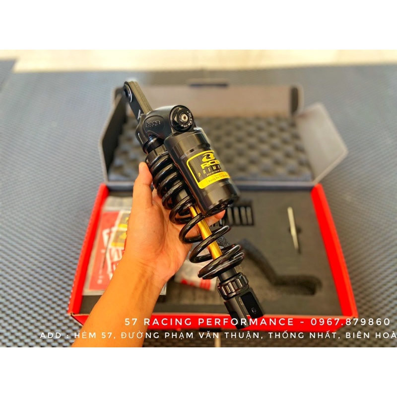 Phuộc Racing Boy VD Seri 2 chỉnh Đen Ty Vàng Vario, Click, Vision