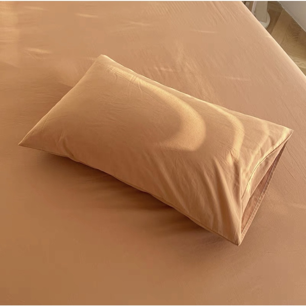 Vỏ gối nằm cotton tici size 50x70cm , vỏ gối đầu không có khóa kéo, chất vải dày mịn, thấm mồ hôi