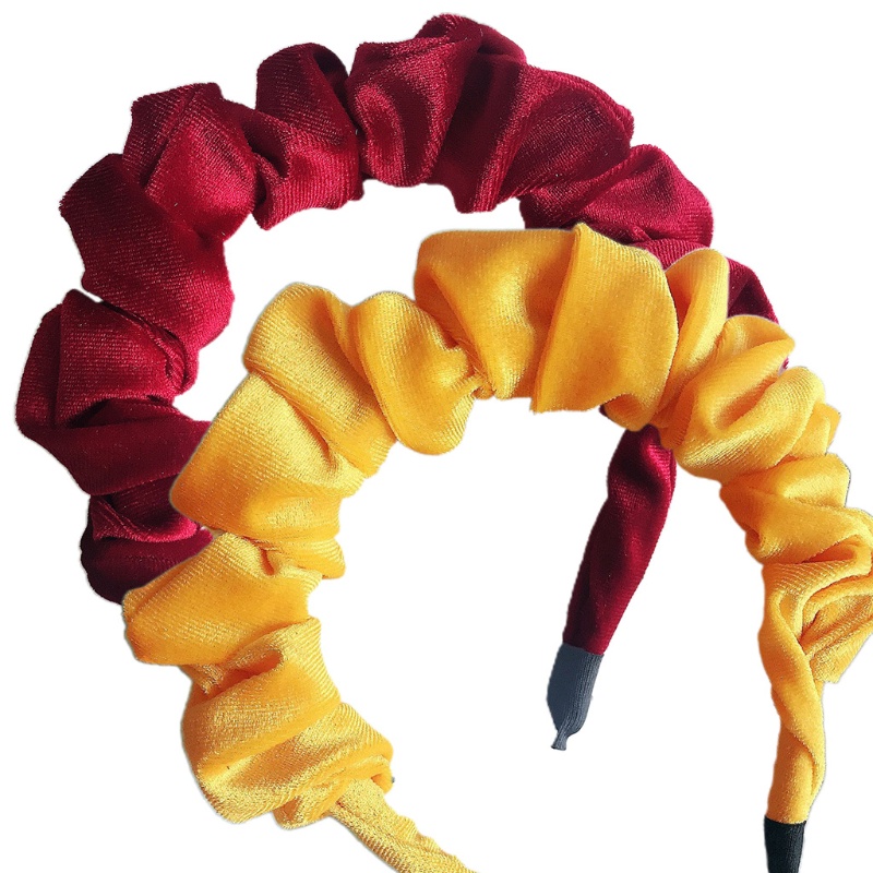 Băng Đô Cài Tóc Vải Nhung Phong Cách Vintage Thập Niên 90