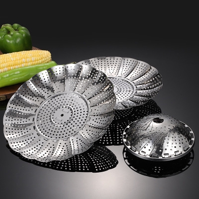 Rổ Hấp Rau Củ Đa Năng Bằng Thép Không Gỉ