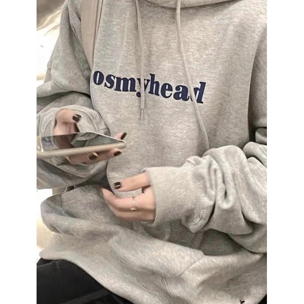 Áo Hoodie Tay Dài Túi Bụng Unisex Chữ Lost My Head