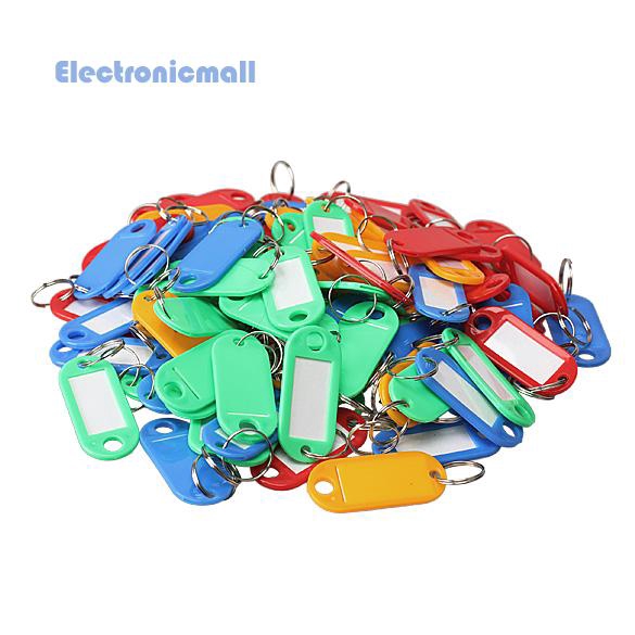 Set 100 Móc Khóa Nhựa Ghi Thông Tin Cá Nhân