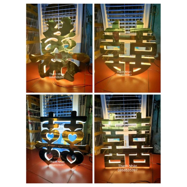 Chữ hỷ hộp đèn