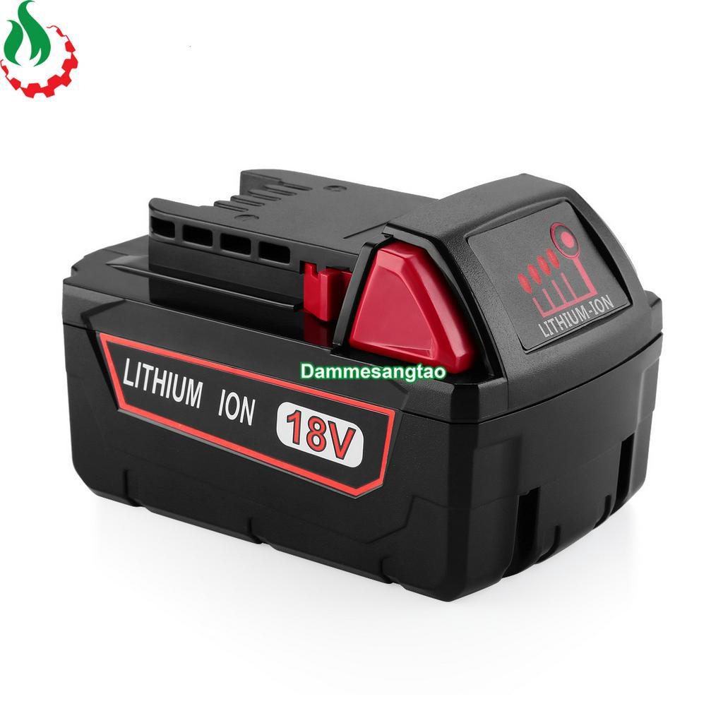 Vỏ pin Milwaukee 18V 5S2P 18650 Li-ion 3.7V nhận sạc zin