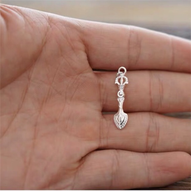 [PBMC]MẶT ĐEO KIẾM VĂN THÙ 2.5CM BẠC 999
