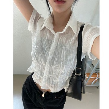 Áo sơ mi Kisor kiểu dợn sóng độc lạ