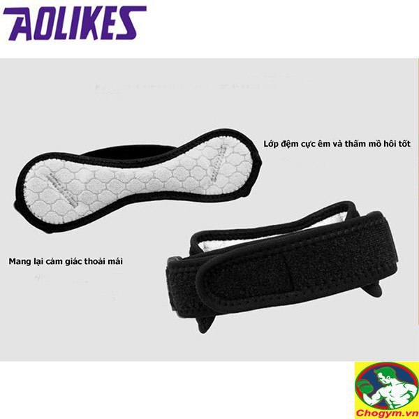 Băng Bảo Vệ Gối Xương Bánh Chè Knee Strap Bản Đôi KINGDOM SPORT