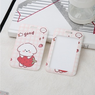Bao đựng thẻ hoạt hình mẫu gấu cún thỏ cute