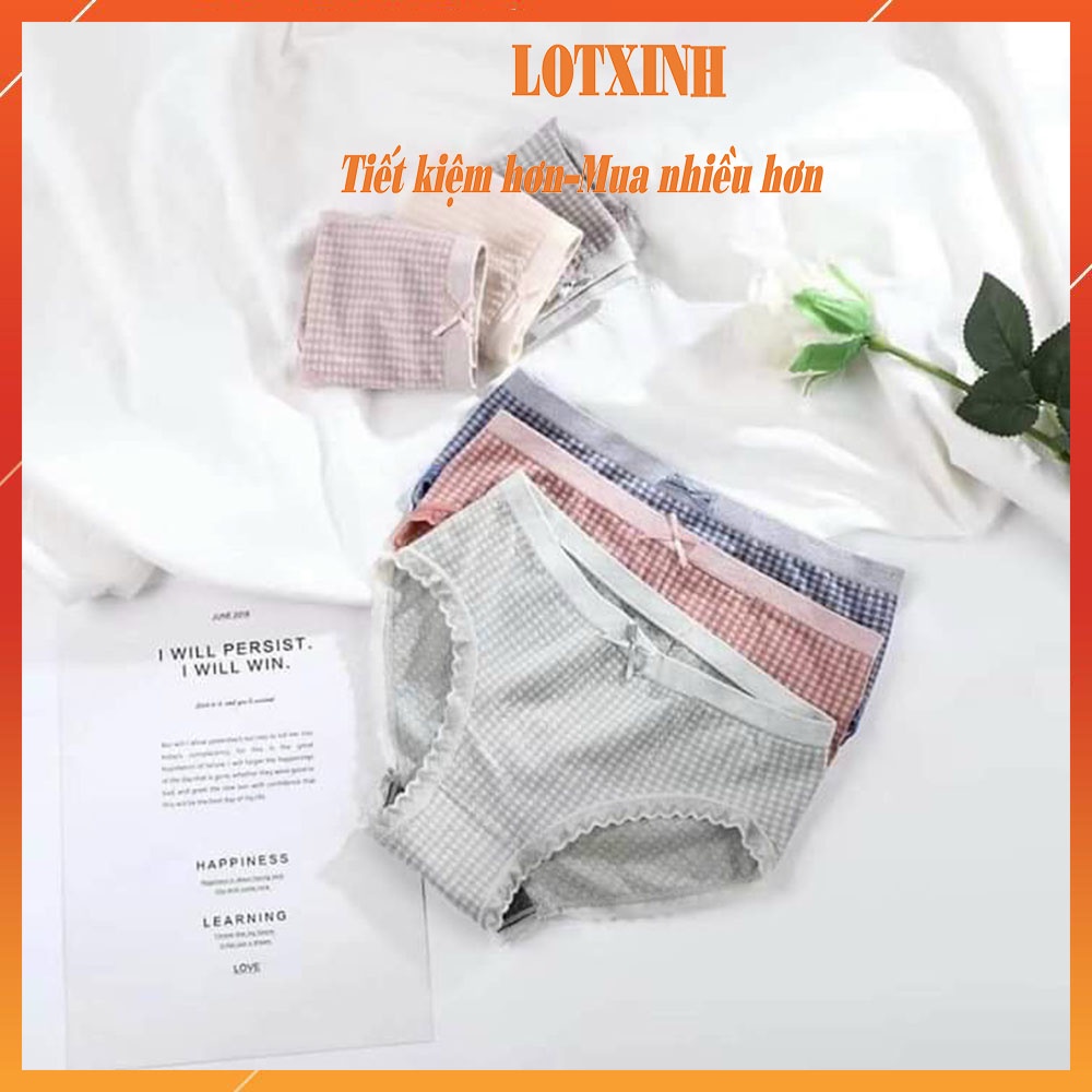 SET 3 Quần lót nữ, quần chip kháng khuẩn xuất Nhật FREESIZE LOTNU02