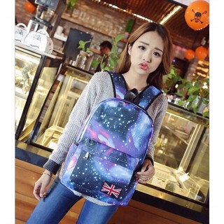 Balo Thời Trang Cho Học Sinh Màu Loang Đi Học Style Hàn Quốc Siêu nhẹ ......