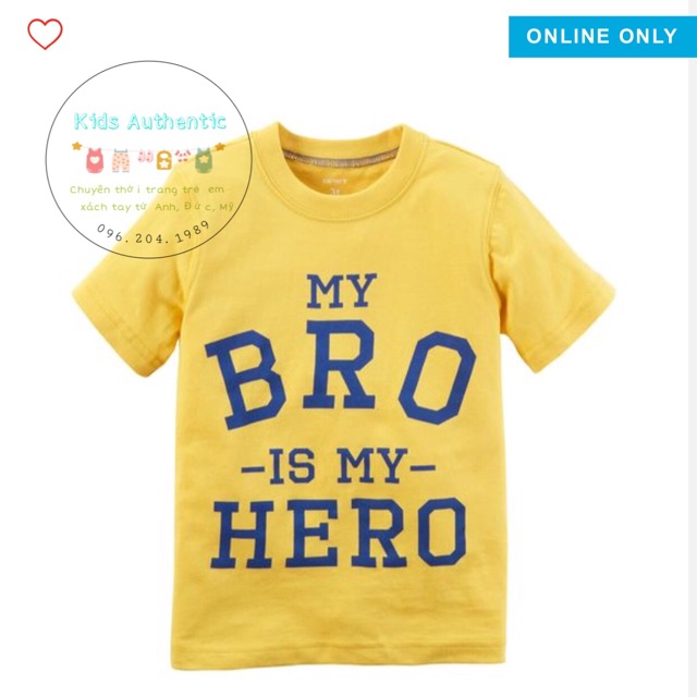 Áo phông bé trai Carter’s auth sz 24m