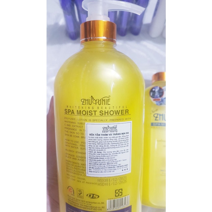 sữa tắm dấu cộng vàng
