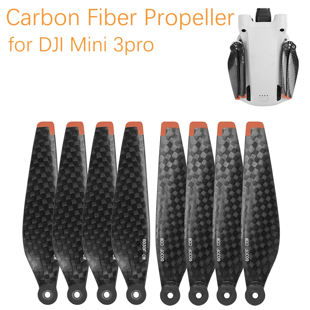 Cánh Quạt Cứng Bằng Sợi Carbon 6030F Trọng Lượng Nhẹ Và Bền Có Thể Gập Lại Cho DJI Mini 3 Pro