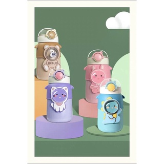 Bình đựng nước inox cute dung tích 600ml