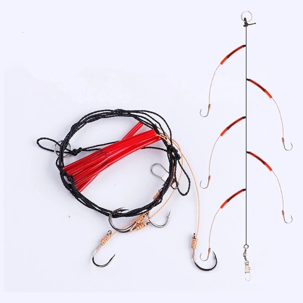 Bộ 5 lưỡi câu cá cỡ 5# -13# chất lượng cao tiện dụng