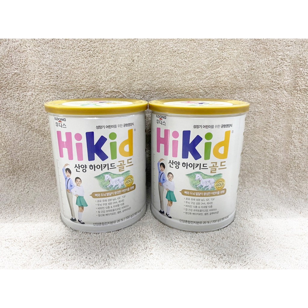 [HÀNG HÀN QUỐC] Sữa dê Hikid 800gr