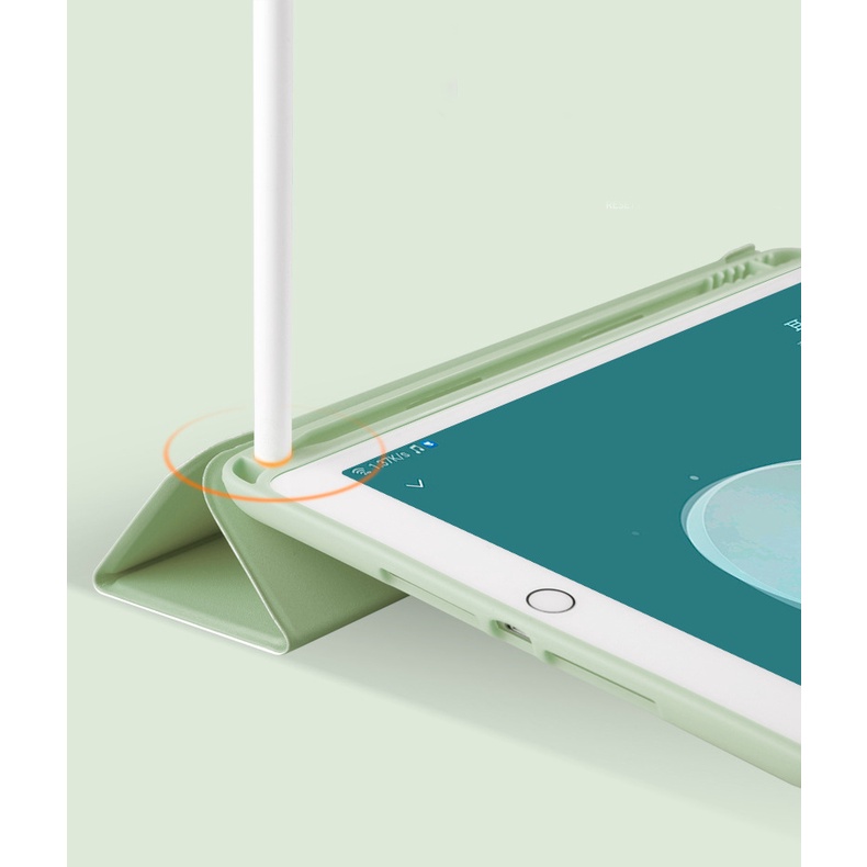 Bao Da Cover Dành Cho Ipad 10.2 Inch 2021 / 2020 / 2019 Có Khe Cho Pencil Hỗ Trợ Smart Cover