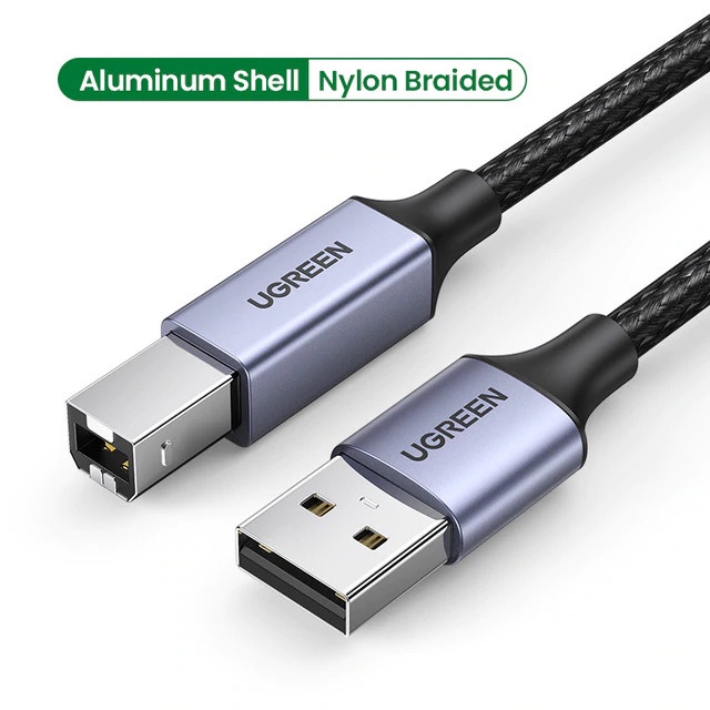 Cáp USB Type C to USB-B Printer Chính Hãng Ugreen 50446 80805 Cao Cấp US370