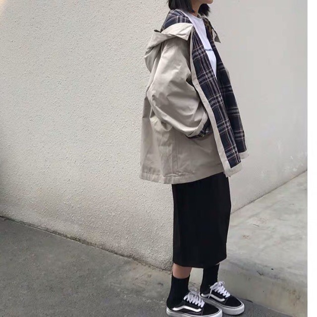 Khoác kaki ulzzang -Hàng nhập khẩu