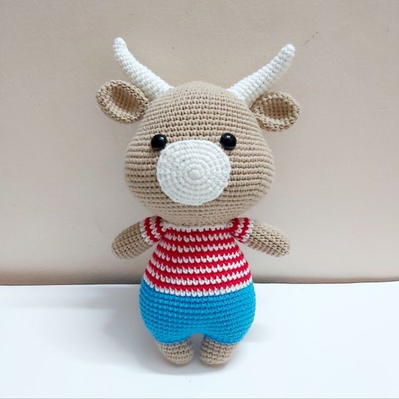 Gấu bông hình trâu cho bé