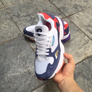 giày adidas falcon (xanh trắng) :; ' "