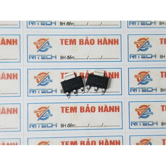 [Combo 20 chiếc] AMS1117-5.0, ASM1117 IC Nguồn 5V SOT-223