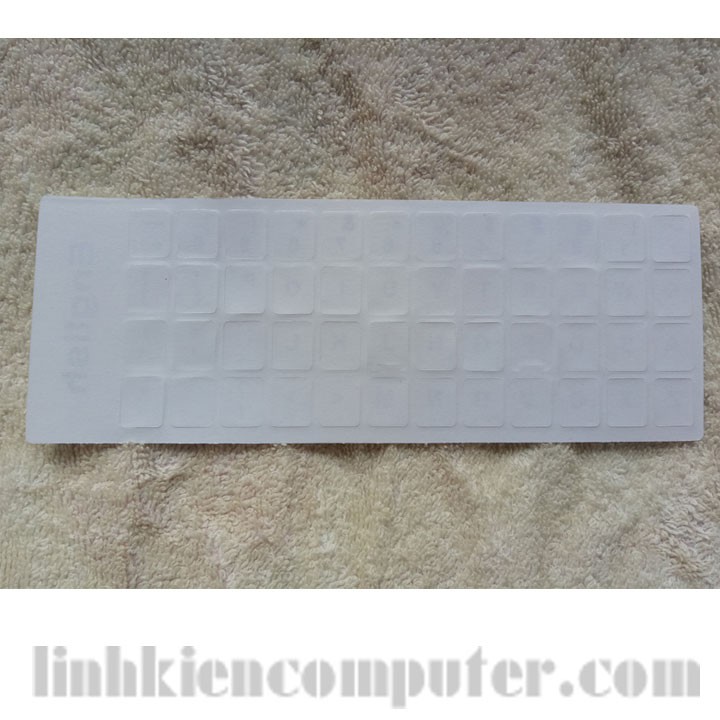 Dán phím ngôn ngữ Tiếng Anh dùng cho bàn phím bị bóng, phím song ngữ