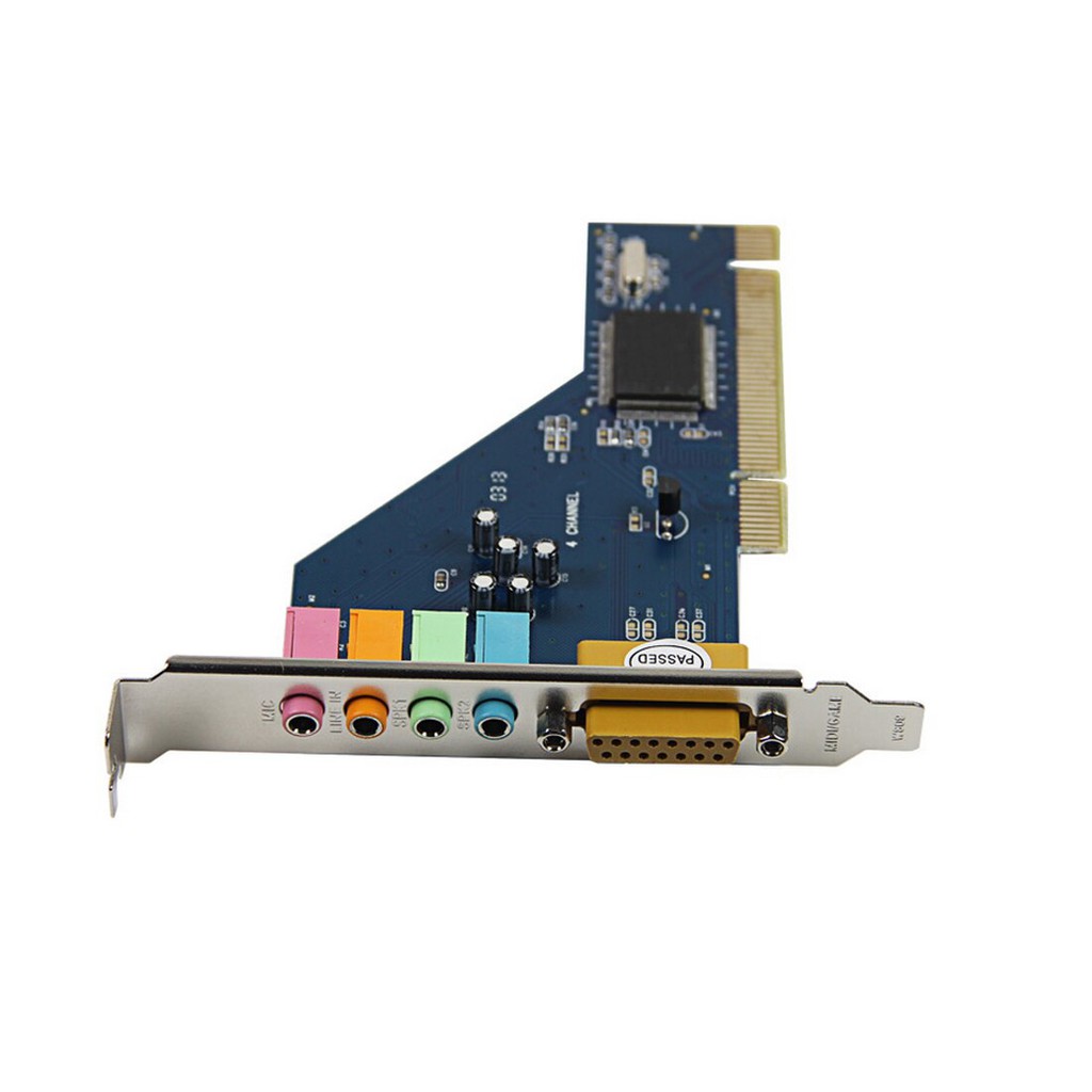 Sound card PCI ,Card Chuyển Đổi PCI Sang Sound 4.1